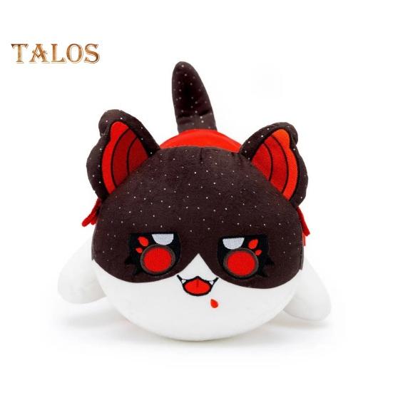 Очаровательная плюшевая игрушка-кукла в виде кошки, супер мягкая, износостойкая, не выцветающая, моющаяся, мультяшная плюшевая игрушка-кошка