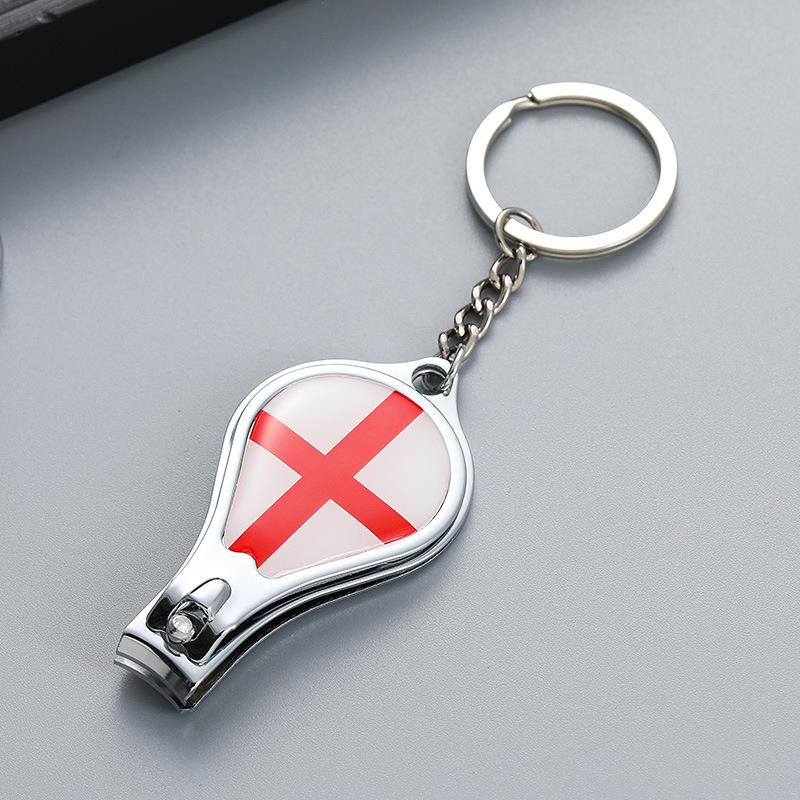 2026 США Канада Мексика Нержавеющая сталь Чемпионат мира Кусачки для ногтей Брелоки Открывалки для бутылок - Сувениры для футбольных фанатов