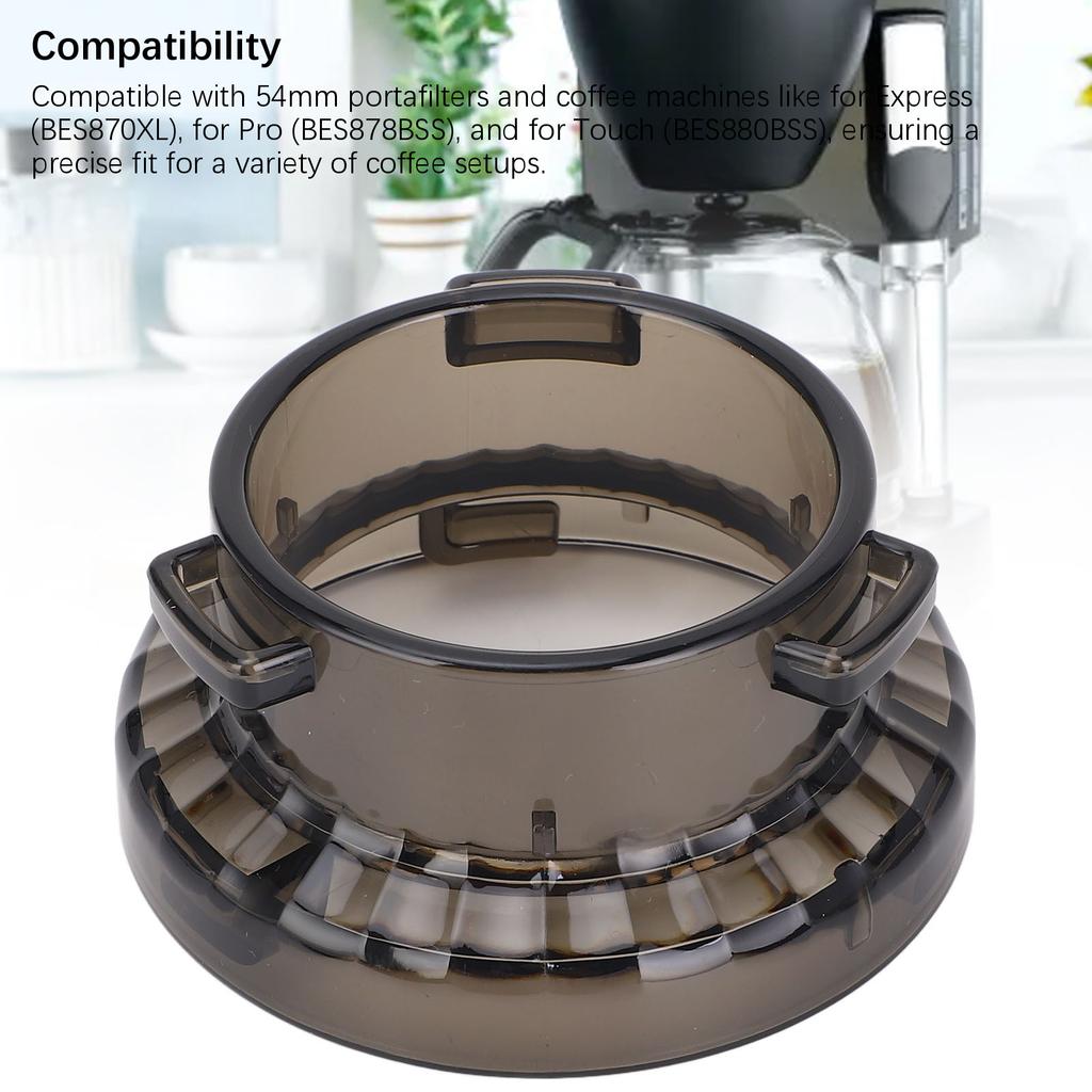 Coffee Dosing Funnel Brush Set 54mm Dosing Funnel Coffee Cleaning Brush for BES870XL BES878BSS BES880BSS