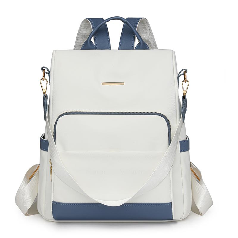 PU Backpack Lightweight Commuter Backpack Women's Large Capacity Travel Bag