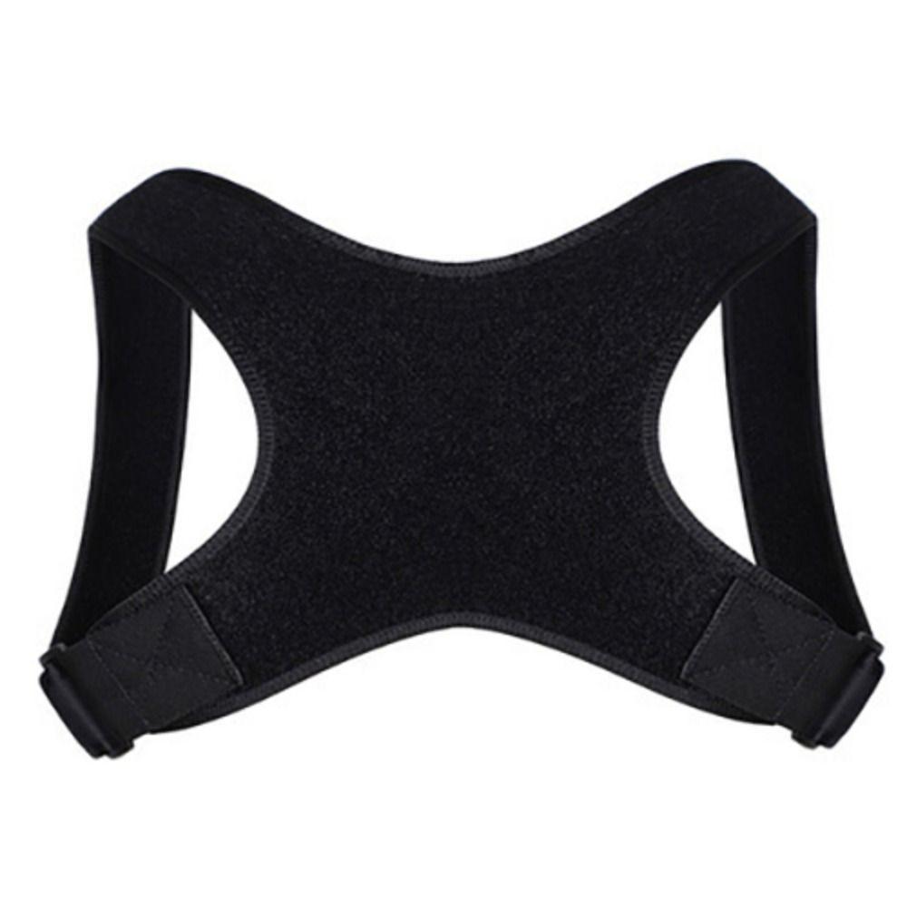 Черный регулируемый корректор осанки Body Brace для спины поясничный плечевой поддержки ремень Фитнес инструменты Женщины Мужчины UK Унисекс Мягкий