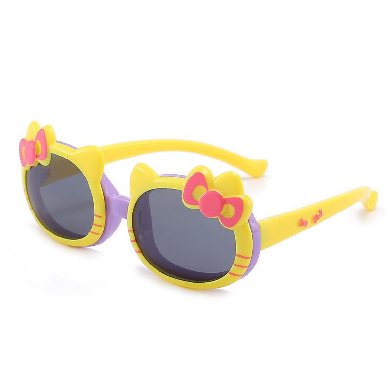 Детские солнцезащитные очки Hello Kitty с поляризационными линзами Tac для защиты от солнца и модного стиля для детей