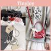 Purse Bow Single Shoulder Crossbody Bag With Pearl Pendant For Fashion Daily