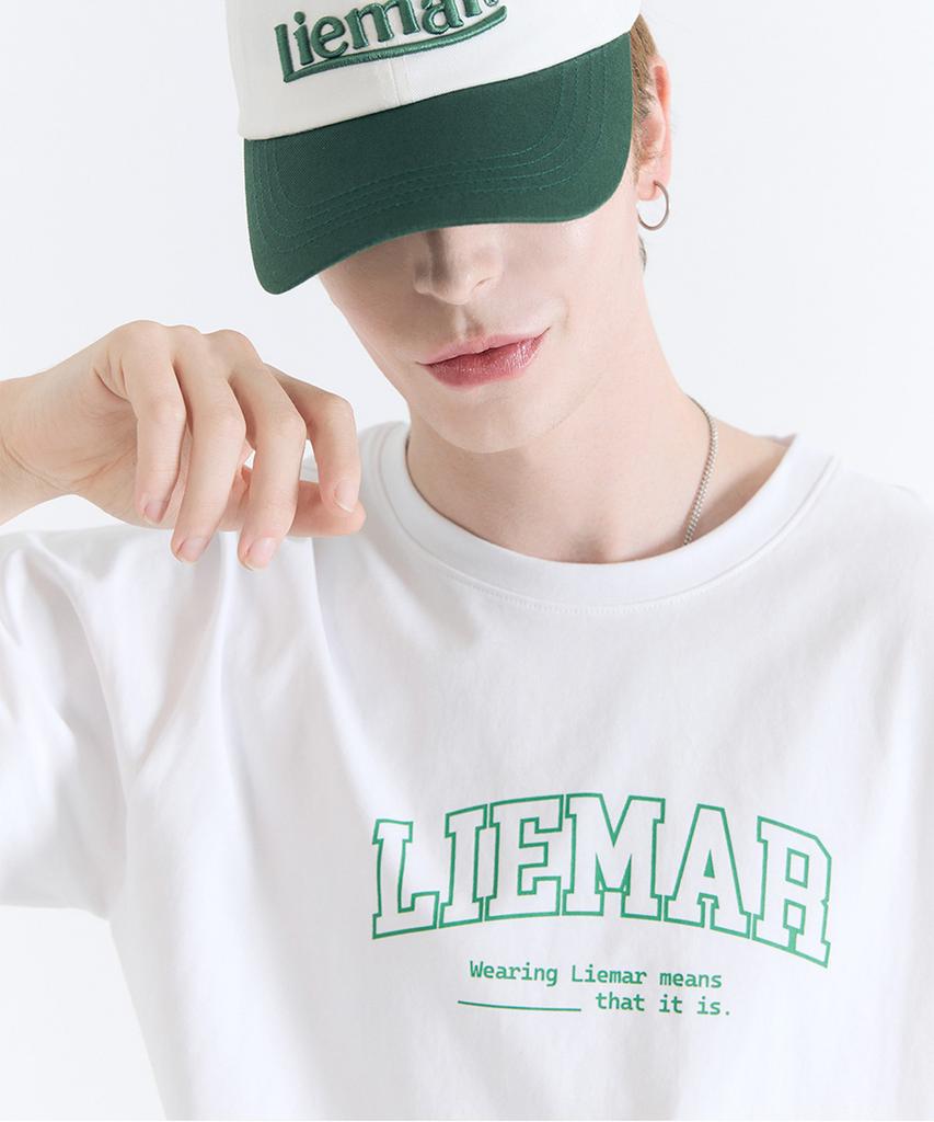 Зеленая хлопковая футболка от LIEMAR