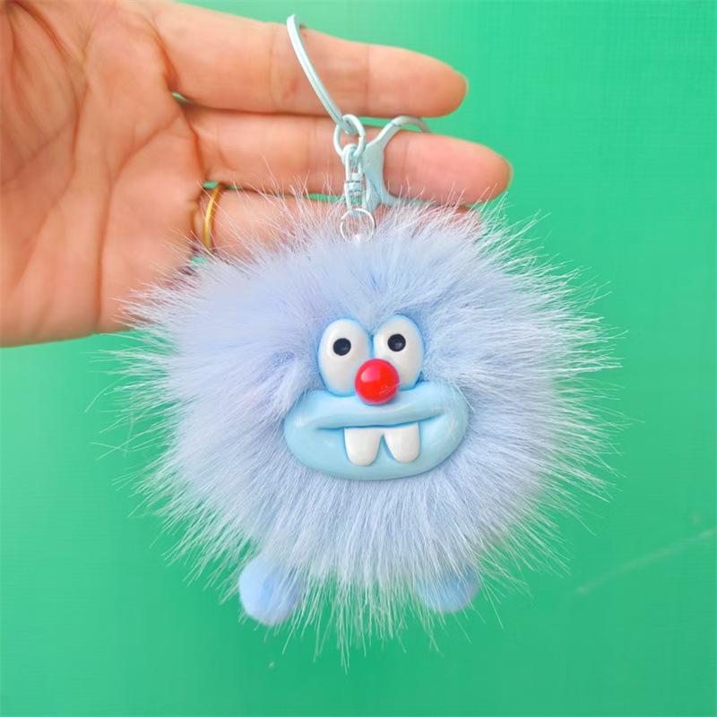 4-дюймовый плюшевый кулон Милая кукла-кролик Брелок Кукла Подвеска для сумки Плюшевая подвеска