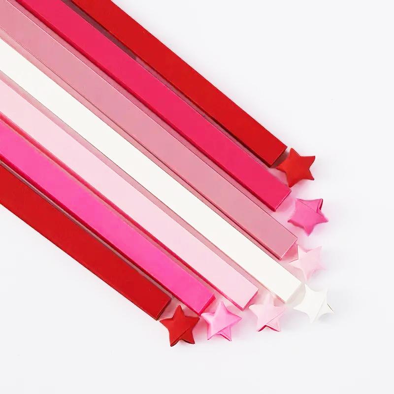 540 шт. градиент цвета серии звезда оригами длинная полоска оригами DIY креативное оригами предметы ручной работы домашний декор