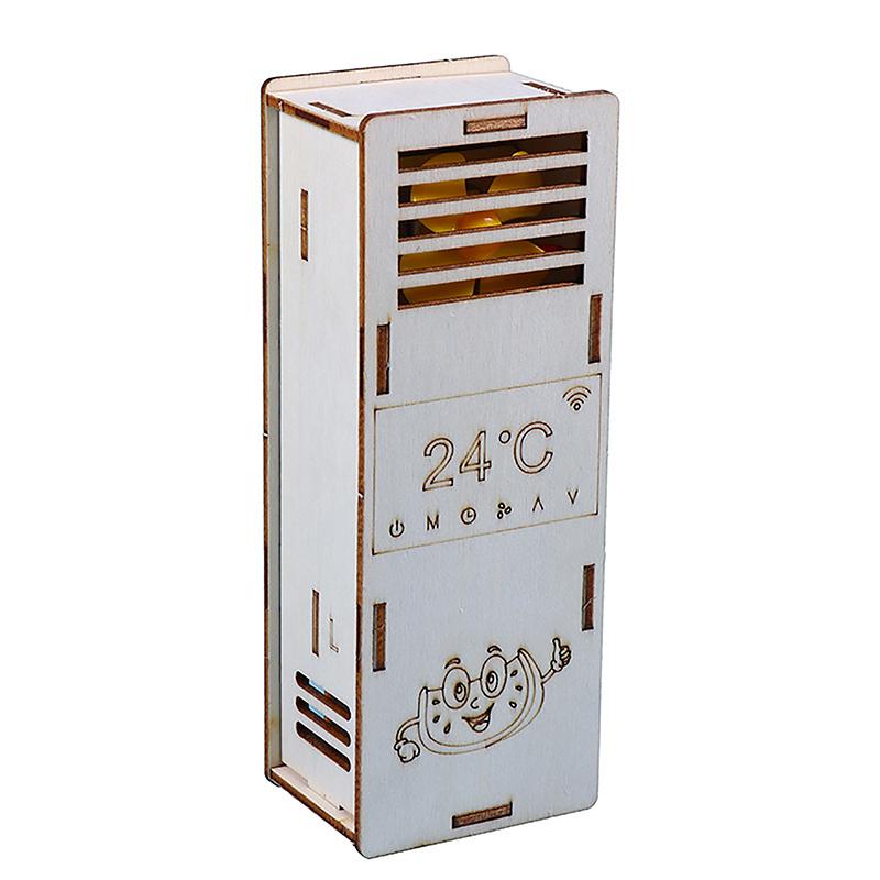 Игрушки для самостоятельной разработки, модель вентилятора кондиционера для детей, электрический образовательный набор, головоломка для экспериментов, детская игрушка