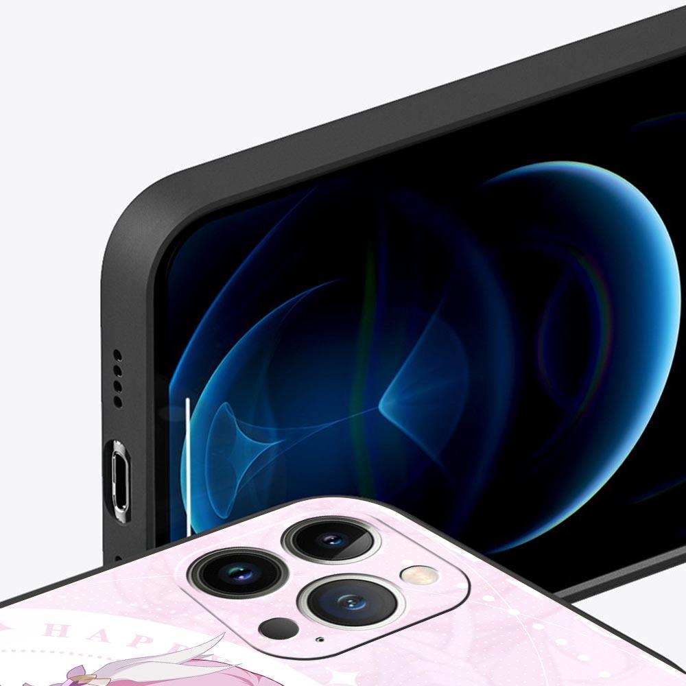 Чехол Honkai Impact 3rd Game Luxury для iPhone 13 15 14 12 11 Pro MAX XR X SE XS 7 8 Plus, черный силиконовый защитный чехол