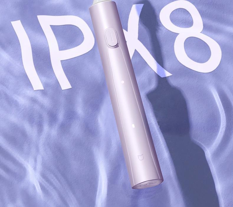 Звуковая зубная щетка Mijia T302: Водонепроницаемая, Индукционная зарядка с 4 насадками-щетками, Идеально подходит для студентов.