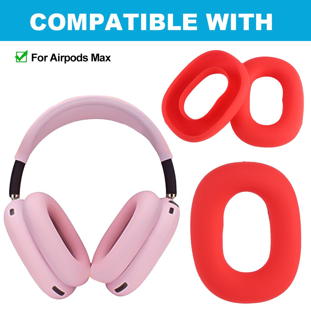 Силиконовый чехол с защитой от царапин, чехол для амбушюров, чехол для оголовья, противоударный защитный чехол для Apple AirPods Max