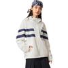 Li Ning Color Block Толстовка с капюшоном на молнии Повседневная Свободная Спортивная Ветровка Мужская Верхняя одежда Молочно-белый Темно-синий AFDV701-4
