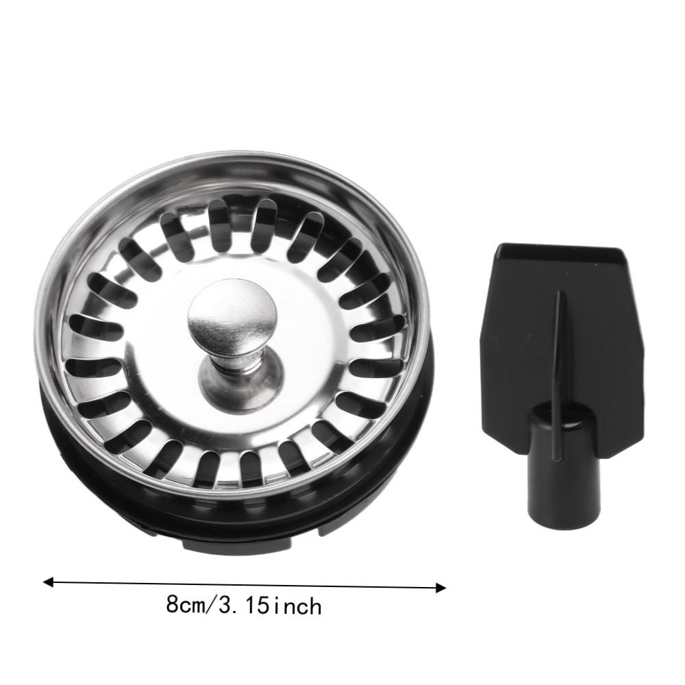 Removable Sink Drain Strainer Anti Clogging Food Waste Filter Drain Stopper Waste Disposal