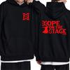 2025 Корейский k-pop J-Hope on The Stage Tour принт Худи Осень Зима Новинка Мужчины женщины Тренд Y2k пуловер Унисекс Флисовая толстовка