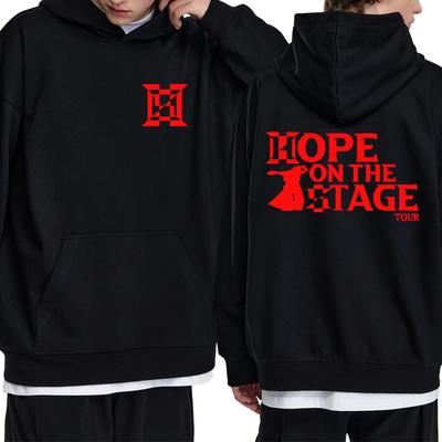 2025 Корейский k-pop J-Hope on The Stage Tour принт Худи Осень Зима Новинка Мужчины женщины Тренд Y2k пуловер Унисекс Флисовая толстовка