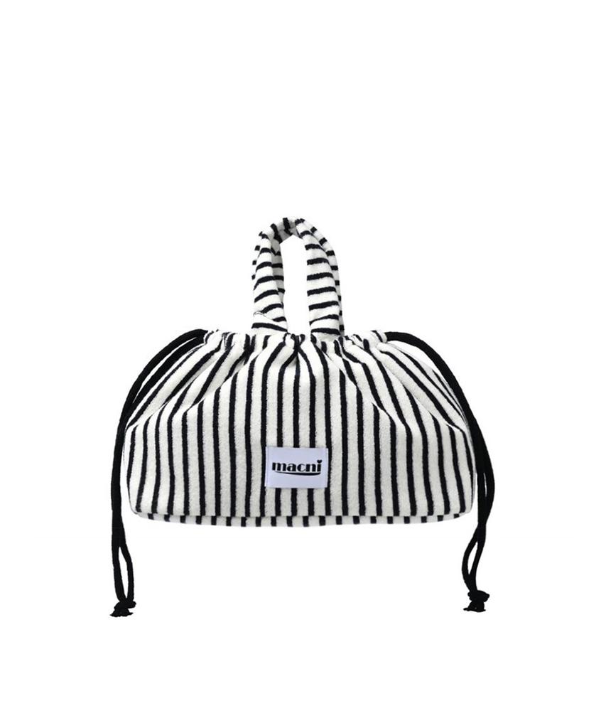 Сумка Macni Terry String Puffy Bag Темно-синяя