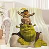 Мультяшное S-ShrekS Милое Забавное Одеяло Плюшевый Коврик для Дивана Напольный Коврик для Гостиной Теплый Офис Спальня День Рождения Дом Путешествия Детские Подарки