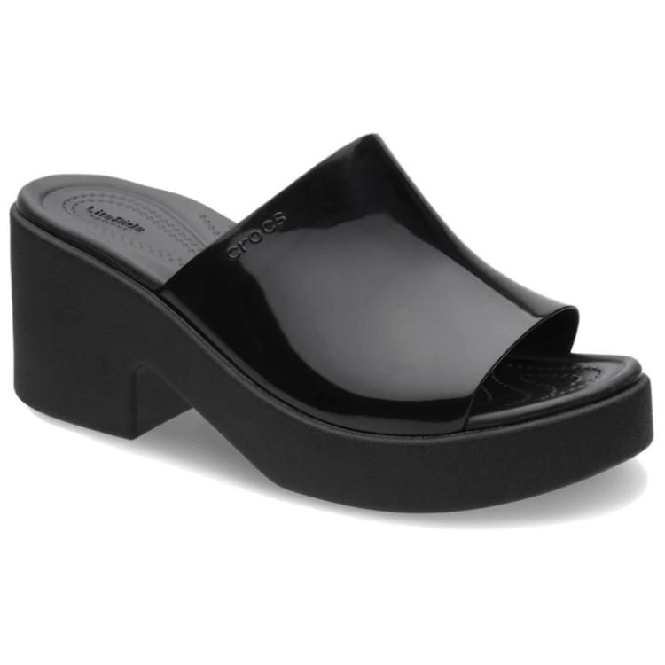 Crocs Brooklyn Slide Slippers Women's Black 209709-001