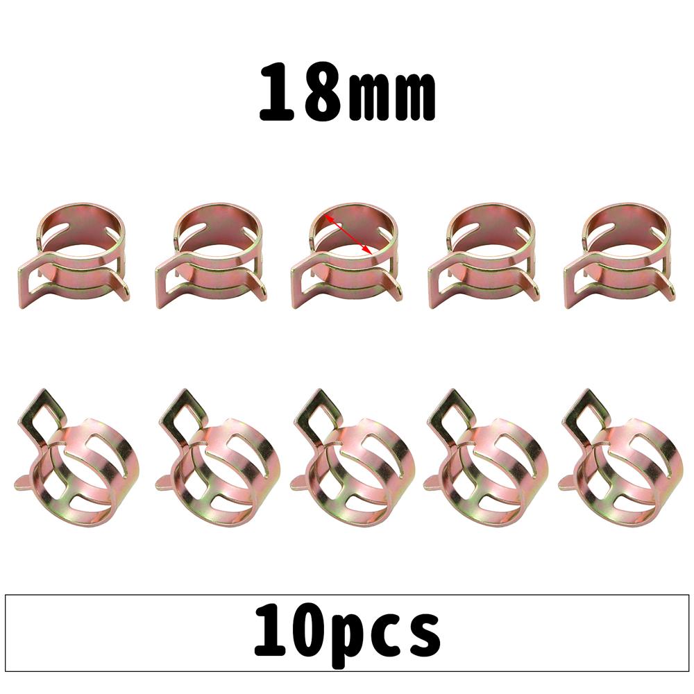 10 шт./компл. 6 мм-26 мм автомобильный топливный шланг, водопроводная труба, воздушная трубка, пружинные зажимы, зажимы для мотоцикла, скутера, квадроцикла, картинга
