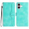 YX0030 For iPhone 16 Case Smile Letter Wallet Leather Flip Phone Cover