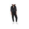 Jumpsuit With Tie Waist And Stand Collar Women Jumpsuit Black DA1518-010