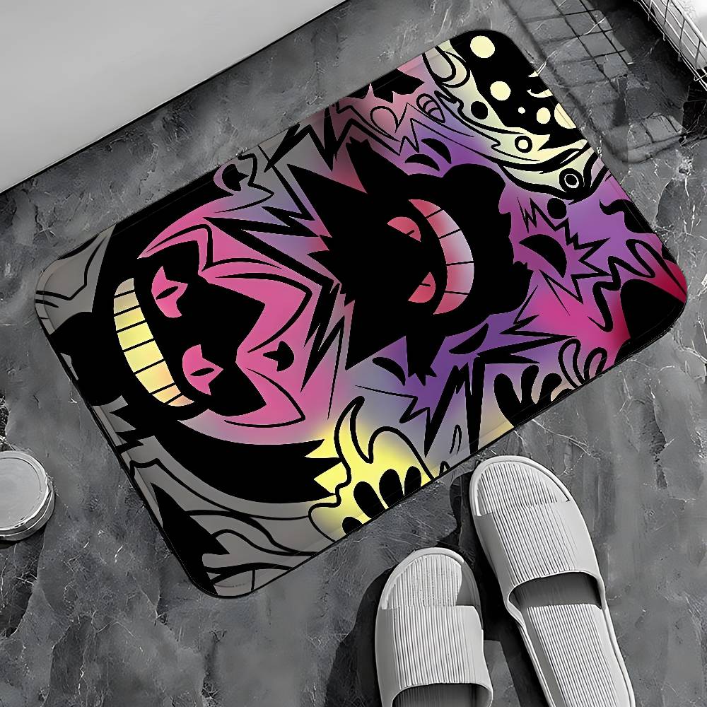 T-gengar-S-pokemonS Entry Door Floor Mat Festive Decorations Carpet Bathroom Anti-slip Mat Entrance Doormat