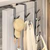 Behind The Door Hanger,3/5/7 Clothes Coat Hat Hooks for Bedroom Dormitory,Home Carbon Steel Organizer Rack Storage Accessories
