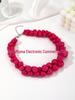 Bohemian Double-Layer Resin Red Coral Necklace for Women