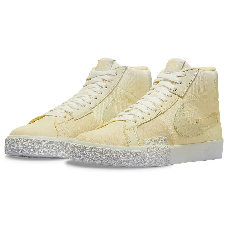 Nike Zoom Blazer Mid Premium SB Lemon Wash Unisex Sneakers Yellow White DR9087-700