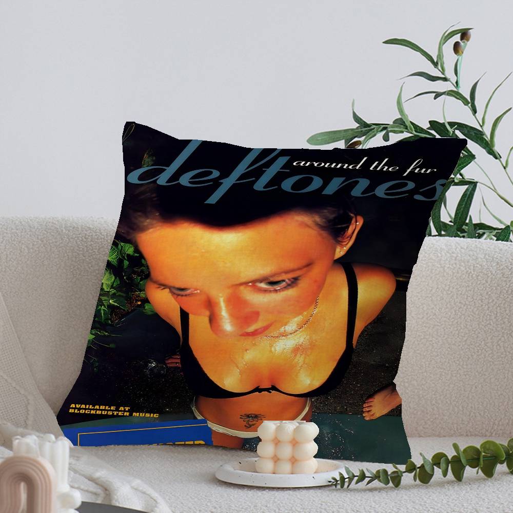 DDeftones Office Cushion Pillowcase Car Cushion CoverXCM Lumbar Pillowcase Sofa Pillowcover