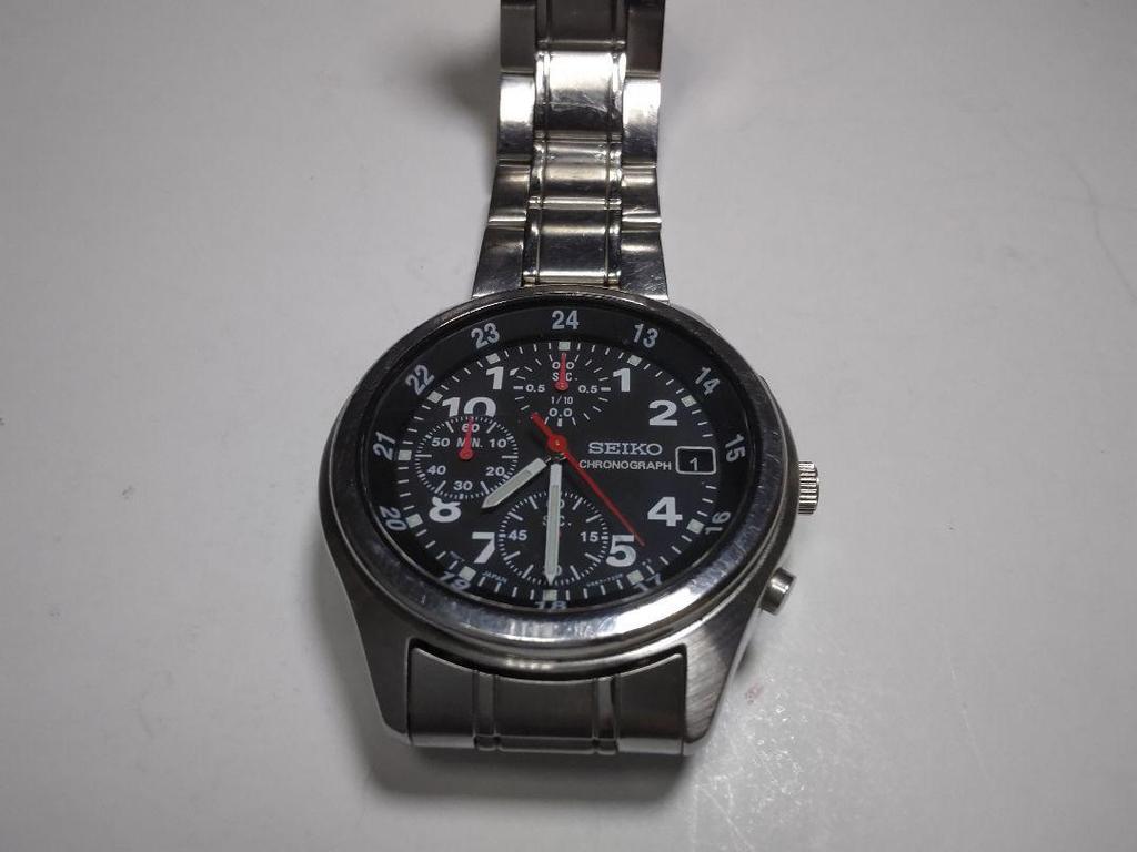 [Б/У] Часы-хронограф SEIKO из нержавеющей стали