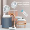 8,3-дюймовый складной настольный охлаждающий вентилятор с пультом дистанционного управления, ночником и сенсорным экраном, портативный вентилятор