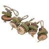 5Pcs Rabbit Chewing Grass Cake Skewers Safe Healthy Pet Snacks Toys for Pet Rabbits Hamster