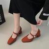 Women's Elegant Kitten Heels  Jones Shoes Fall  Luxury Office Designer New Shallow Mouth Mujer Pump Zapatos