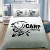 Nash Fishing Logo Duvet Cover Pillowcase Bedding Set Adult BoyGirl Bedroom Decoration Single Double Large Size
