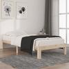 VidaXL Bed Frames Solid Pine Wood 90x200 Cm 810350