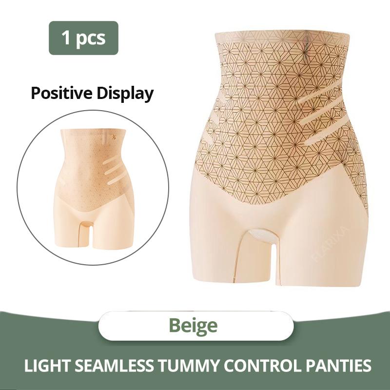 Flarixa Трусики с высокой талией и плоским животом, бесшовные женские боксеры, утягивающие корректирующие брюки, нижнее белье с эффектом пуш-ап, тонкие защитные шорты