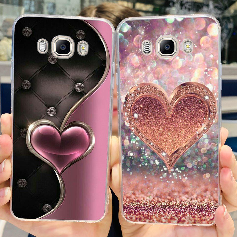 For Funda Samsung Galaxy J5 2016 Phone Case Cute Cat Dinosaur Soft Silicone Cases For Samsung J5 2016 J510 Back Cover Bumper