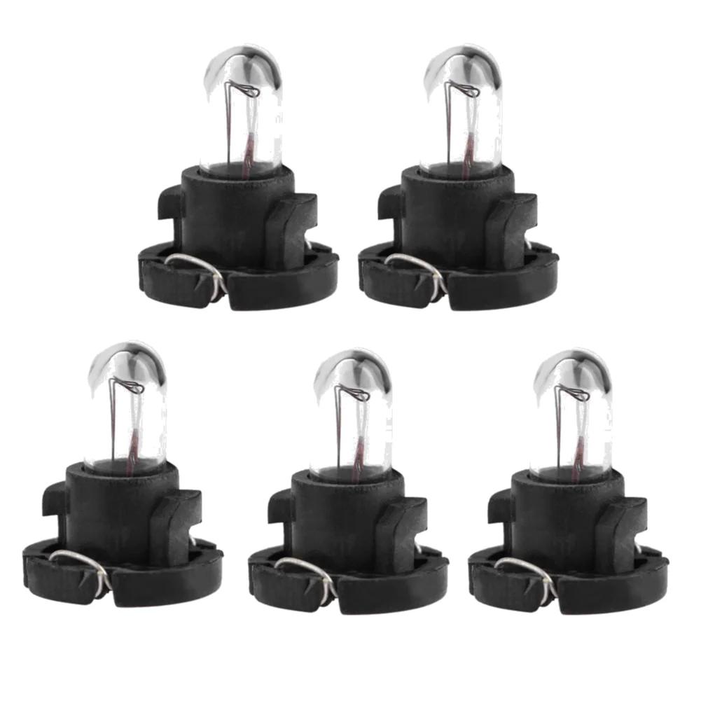30-5PCS T4 Universal 12V Car Dashboard LED Bulb Auto Interior Lighting Reading Bulbs for Toyota Honda Nissan Replacement Bulbs