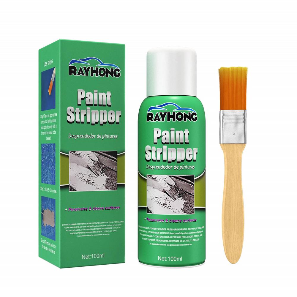 100ml Car Paint Remover Metal Surface Paint Stripper High Efficiency For Auto Wall Marine Paint Graffiti Correction With Brush