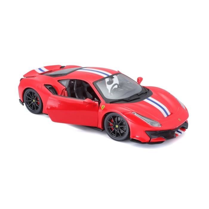 Véhicule Miniature BBURAGO 1/24 FERRARI - 488 Pista - Rouge - Pour Enfant De 3 Ans Et Plus
