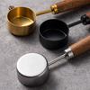 1PC Measuring Spoon Stainless Steel Coffee Powder Quantitative 15ML Grams Milk Powder Spoon Measuring Spoon Walnut Handle4