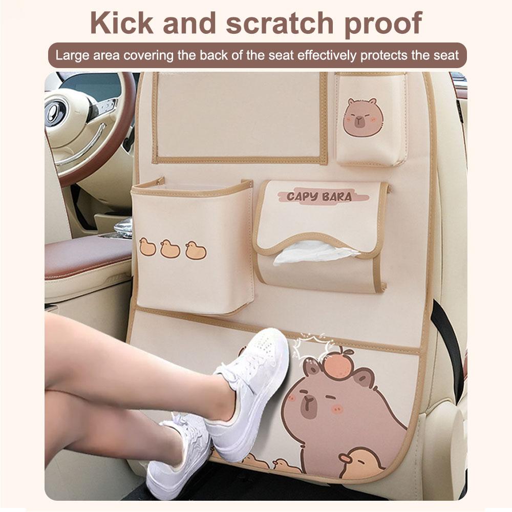 Car Anti-dirty Pad Car Back Seat Organizer Universal Rear Safety Seat Anti-wear Pad Car Back Seat Organizer