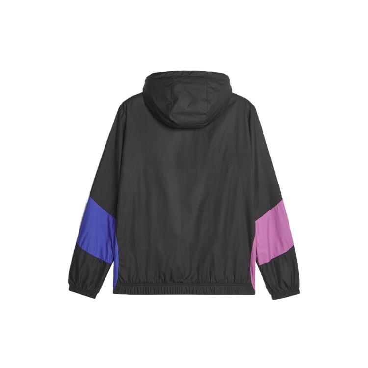 Puma Тканая куртка для разминки 23/24 AC Milan Мужская Черная 772233-11