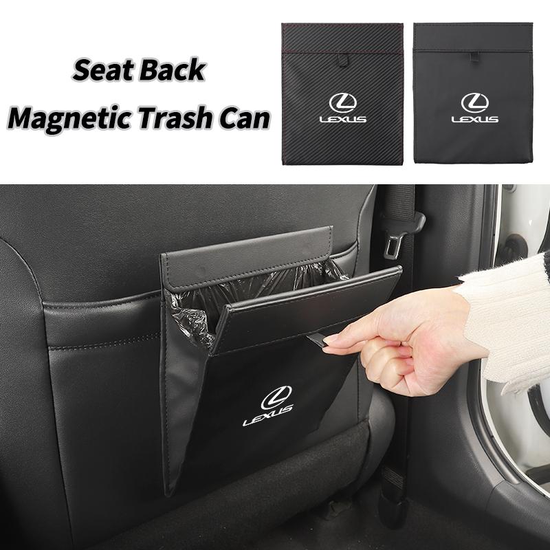 CKU5 Car Seatback Waste Bag Trash Pocket Garbage Pouch Accessories For Lexus UX250h RX450h CT200h RX400h NX300h RX350 RX300 GX470 IS3