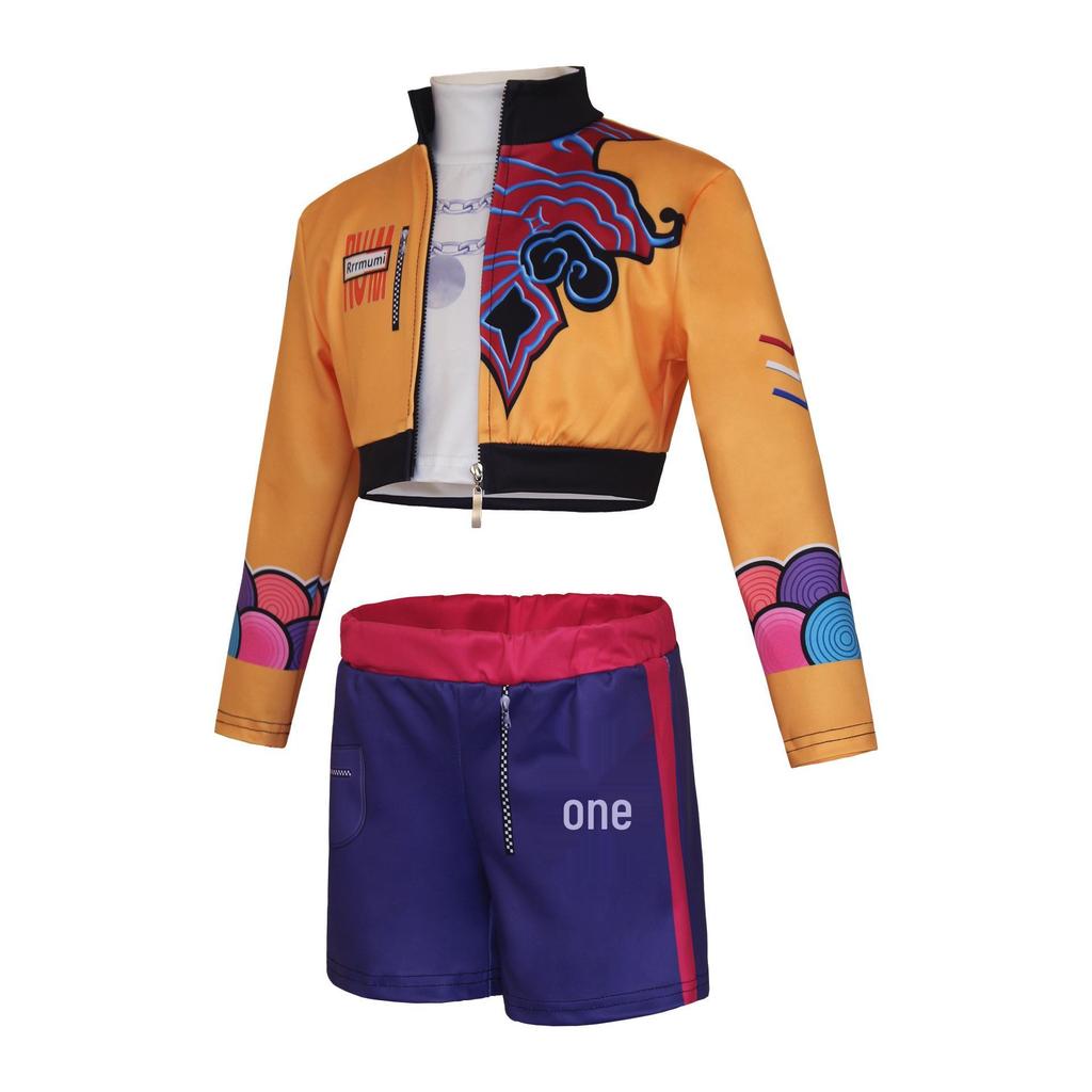 Костюм для косплея K-POP группы девушек-охотниц на демонов на Хэллоуин - Мила, Зои, Люми Аниме-наряд