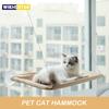 Pet Cat Hammock Aerial Hanging Cat Bed Cats Bed House Kitten Climbing Frame Sunny Window Seat Nest Bearing 20kg Pet Accessories