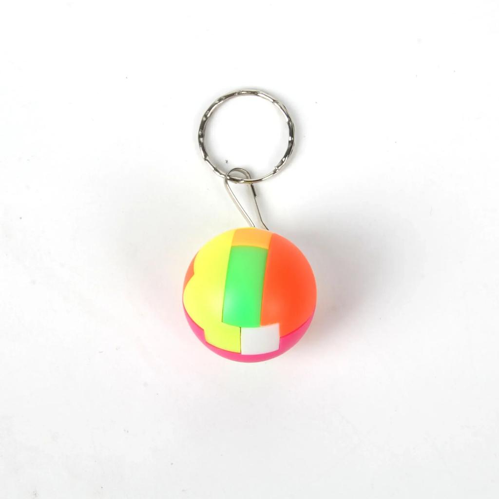 1 шт., мини-головоломка, сборка мяча, образовательная игрушка, разные цвета, детский подарок, креативная пластиковая многоцветная игрушка-головоломка с шаром