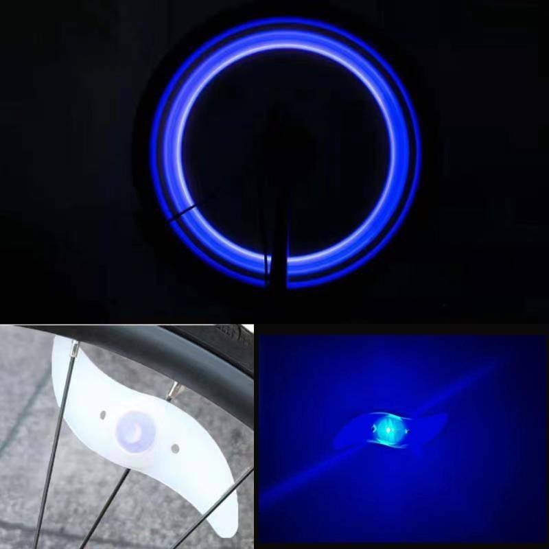 Яркие спицевые огни для горных велосипедов, красочный АБС-материал, с постоянным и мигающим режимами