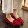 Fashion Woman Trend Fashion Casual Lofers Women's Flat Shoes Ladies Elegant Butterfly-Knot Comfortable Women Soft Classic Office Shoes