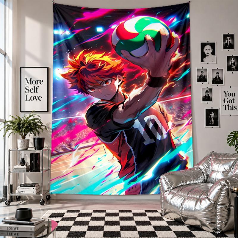 Wall TapestryHaikyuu Art Hanging Cloth Decorative Background Cover for Room Decoration